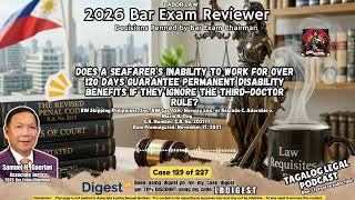 Case 128 136 consolidated | 2026 Bar Examination | Law Requisites Ph