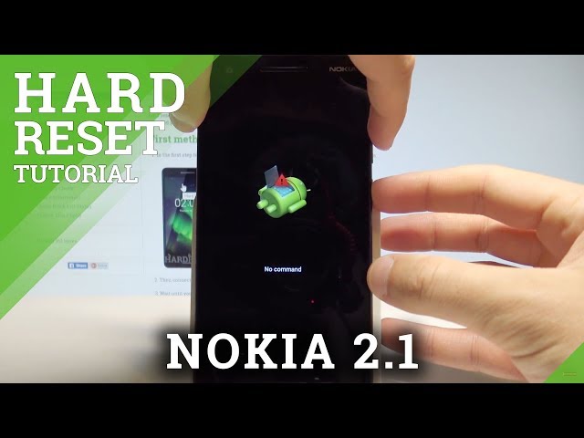 How to Hard Reset NOKIA 2.1 - Bypass Screen Lock / Remove Fingerprint class=