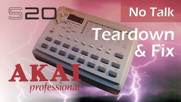 Akai S20 Sampler - Teardown and Fix