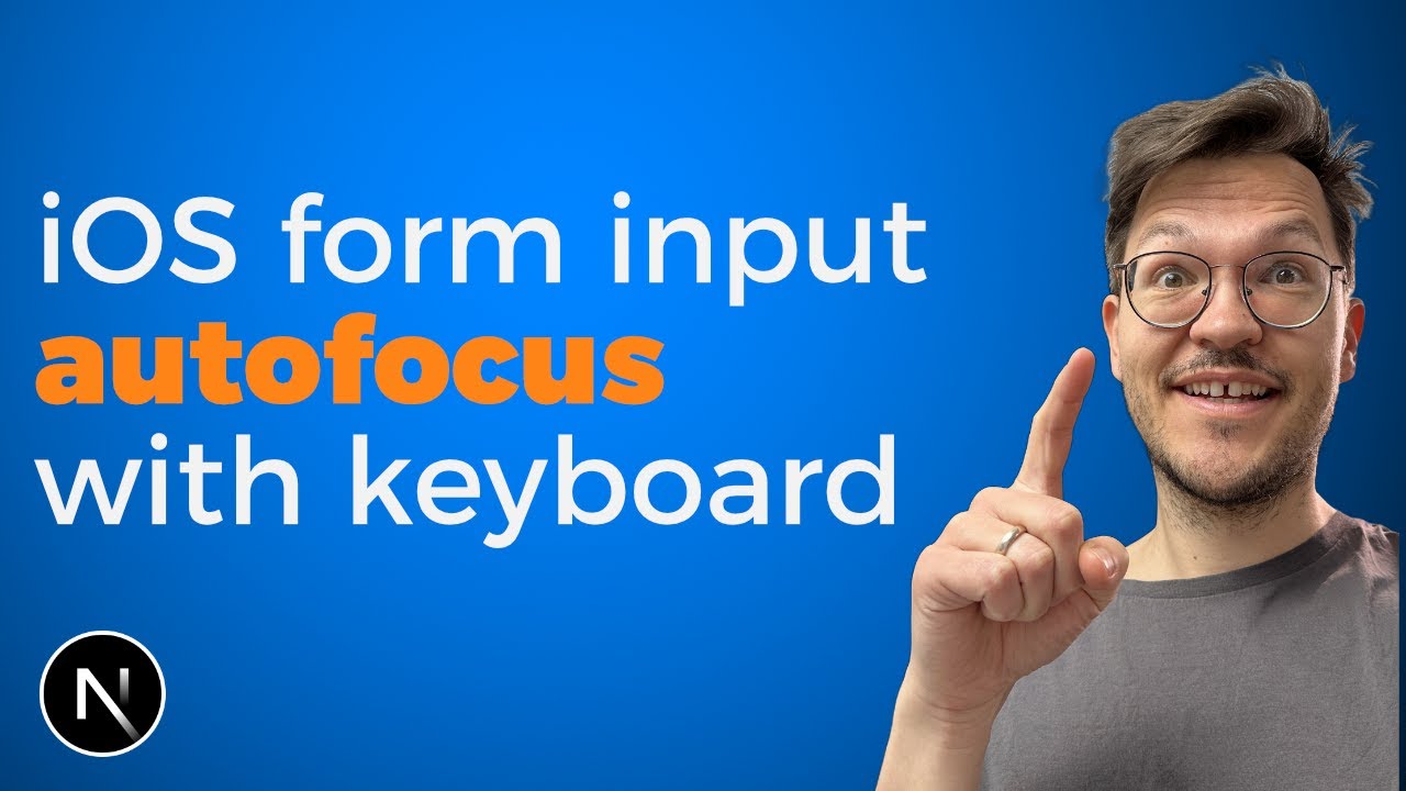 Autofocus on iOS form inputs with keyboard open - YouTube