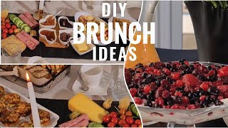 BRUNCH IDEAS AT HOME EASY