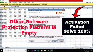 Fix Office Software Protection Platform  is Empty | Solve Activation Failed Issue | screenshot 4