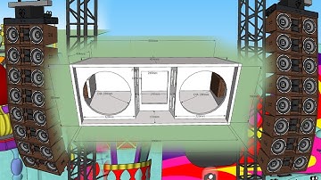 [PLAN] DUAL 12" LINE ARRAY SPEAKER MID-HI ELEMENT