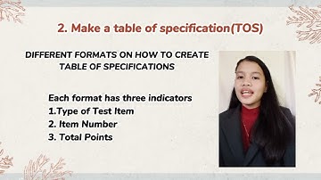 Steps in Constructing Assessment Tools