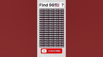 Find"98🇺🇸"||😍||#opticalillusion #braintest #iqtest #youtube #youtubeshorts#shorts #shortsfeed#iq