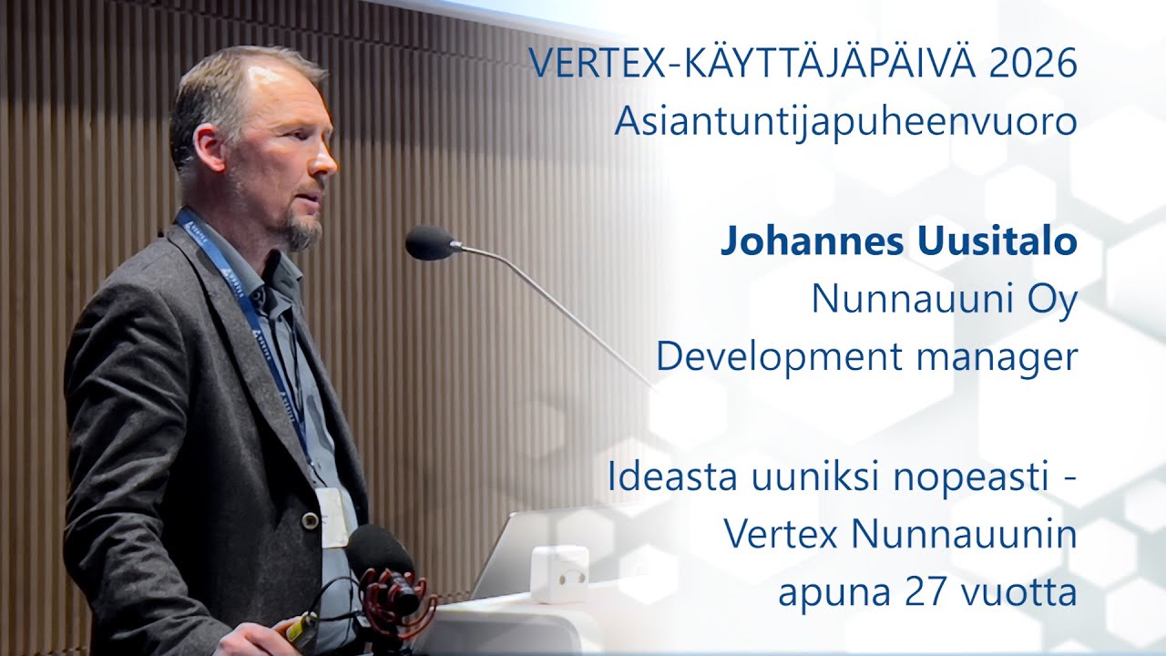 Vertex G4 | Ideasta uuniksi nopeammin, Johannes Uusitalo - Nunnauuni