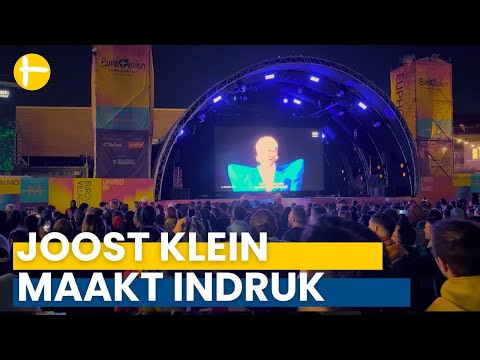 Eurovision Village Malm publiek springt mee met Joost Klein Europapa