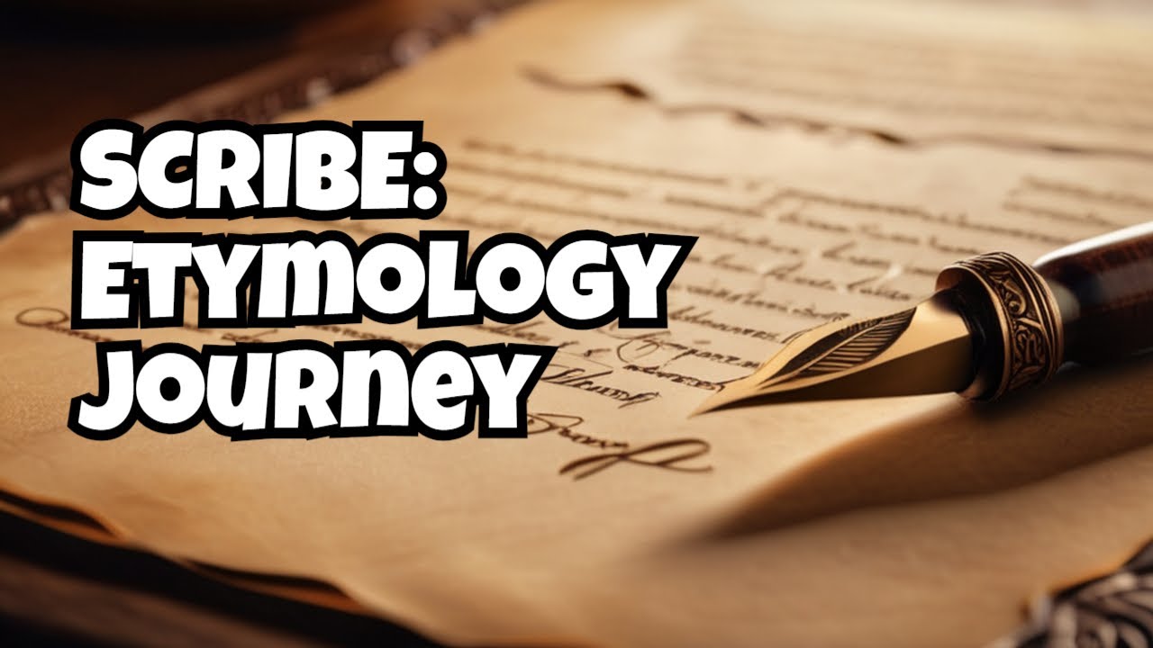 How 'Scribe' Carved Its Way into English: learn english, improve ...