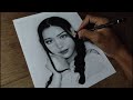 Bella Poarch Charcoal Portrait | Realistic Drawing