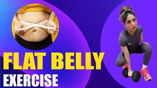 Exercises For A Flat Stomach At Home | Burn Belly Fat | Fit with Palak