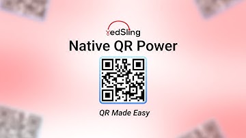 No Plugins. No Integrations. Just Native QR Power | redSling