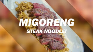 Migoreng Steak Noodle 스테이크 미고랭 Cinematic Cooking