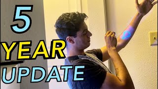 5 year update with my UV black light tattoo | ZEROPLANET |