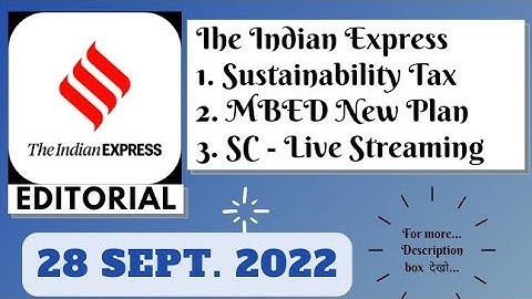 28th September 2022 | Gargi Classes The Indian Express Editorials & Idea Analysis | By R.K. Lata