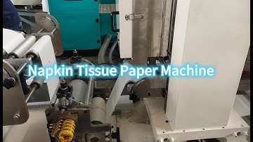 Two output napkin tissue paper machine