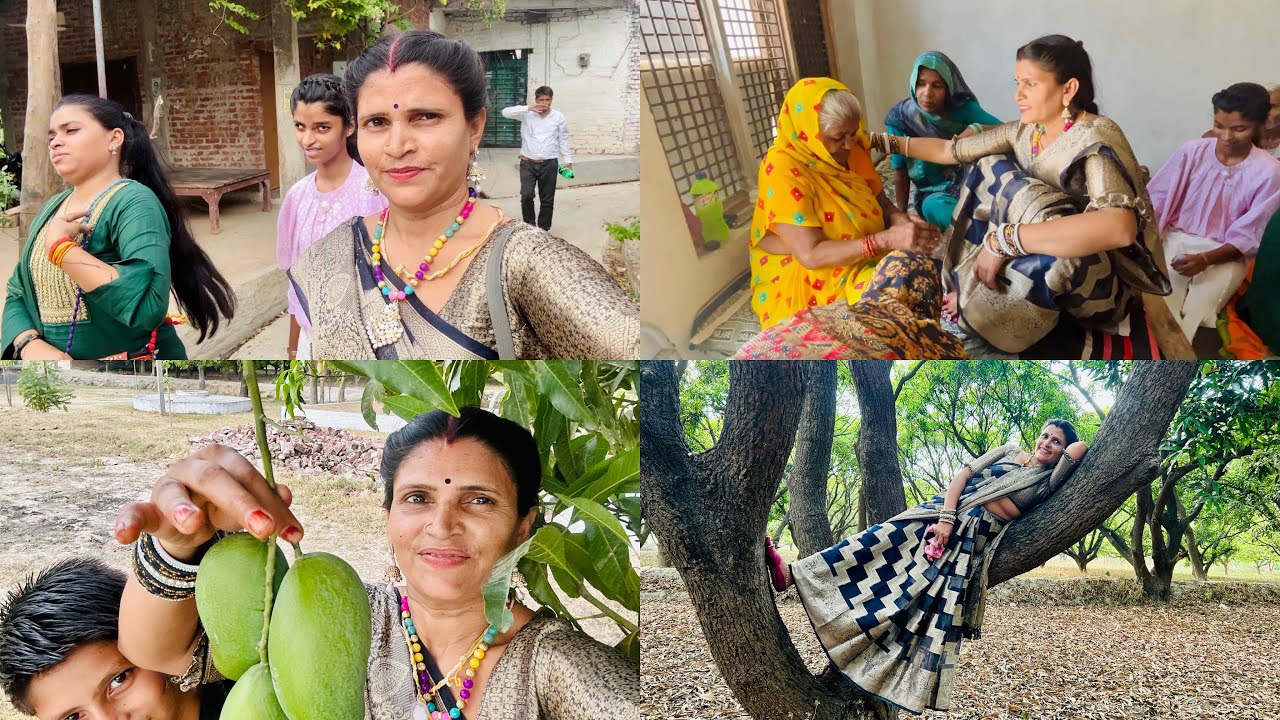 देखो पहुंच गए अपनें नाना नानी के गांव💃कैसे हुआ हमारा स्वागत 🌺बागो की की मस्ती😭नाना नानी भाऊक हो गए