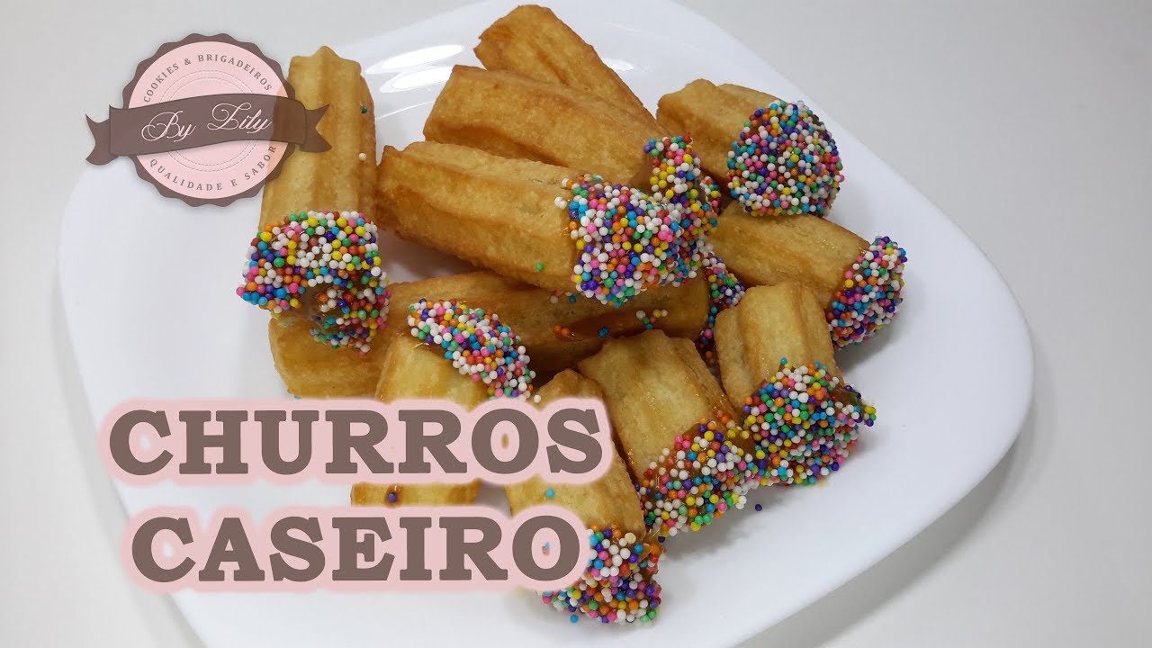COMO FAZER CHURROS CASEIRO FÁCIL BY LYLIANA
