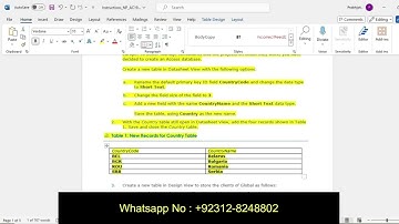 Global Human Resources Consultants Access Module 1 SAM Project 1a | NP_AC19_1a