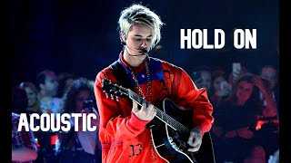 Video thumbnail of "Justin Bieber - Hold On - ACOUSTIC (Guitar Cover by Neilansh)"