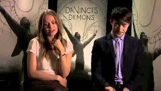 Blake Ritson & Laura Haddock talk about Da Vinci's Demons