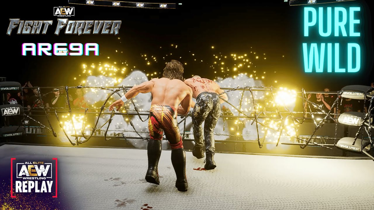EXPLODING BARBED WIRE DEATH MATCH | AEW Fight Forever ! - YouTube