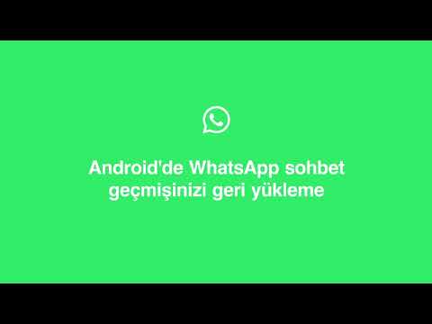 Android'de WhatsApp sohbet geçmişinizi geri yükleme hqdefault