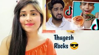 CRINGE INDIA TIKTOK IS NO MORE REACTION | THUGESH | Reaction by The Peppy Miss