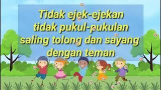 di sini senang cover full ((lirik)) anti bullying / perundungan di sekolah