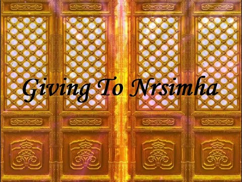 TOVP Presents: Giving To Nrsimha @TOVPinfoTube