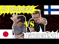 JP(KANSAI)DIALECT VS FINNISH REACTIONS ! フィンランド語と関西弁のリアクションの違い！