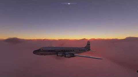 Edinburgh to Manchester PMDG DC6 Part 1 Engine Start and Takeoff