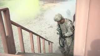 Missouri Guard infantry trains on urban operations