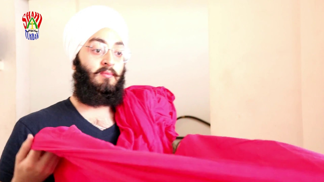 PAGG DI POONI | ਪੱਗ ਦੀ ਪੂਣੀ how to tie a turban headscarf