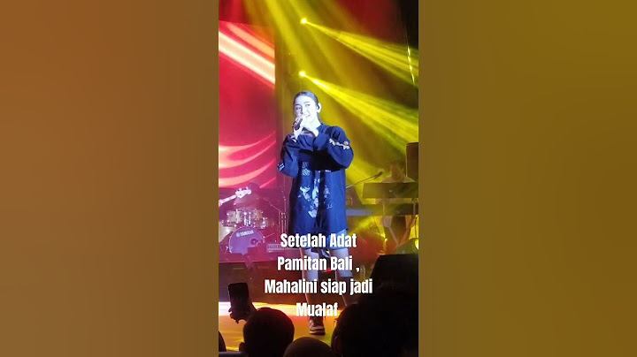 Mahalini secara adat Bali sudah Berpamitan dan siap mualaf dan menikah dengan Rizky Febian