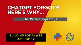 Why Your LangChain Chatbot Doesn’t Remember – Fixing Chat History with ChatOpenAI | Ep - 10 |