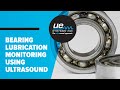 Bearing lubrication monitoring using ultrasound