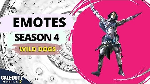 NEW EMOTE CALL OF DUTY MOBILE SEASON 4 WILD DOGS #codm #callofdutymobile #codmobile