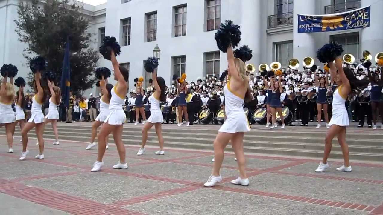 Cal Band Sproul Hall Rally vs. Stanford 2012 Berkeley California (Hair Metal Show)