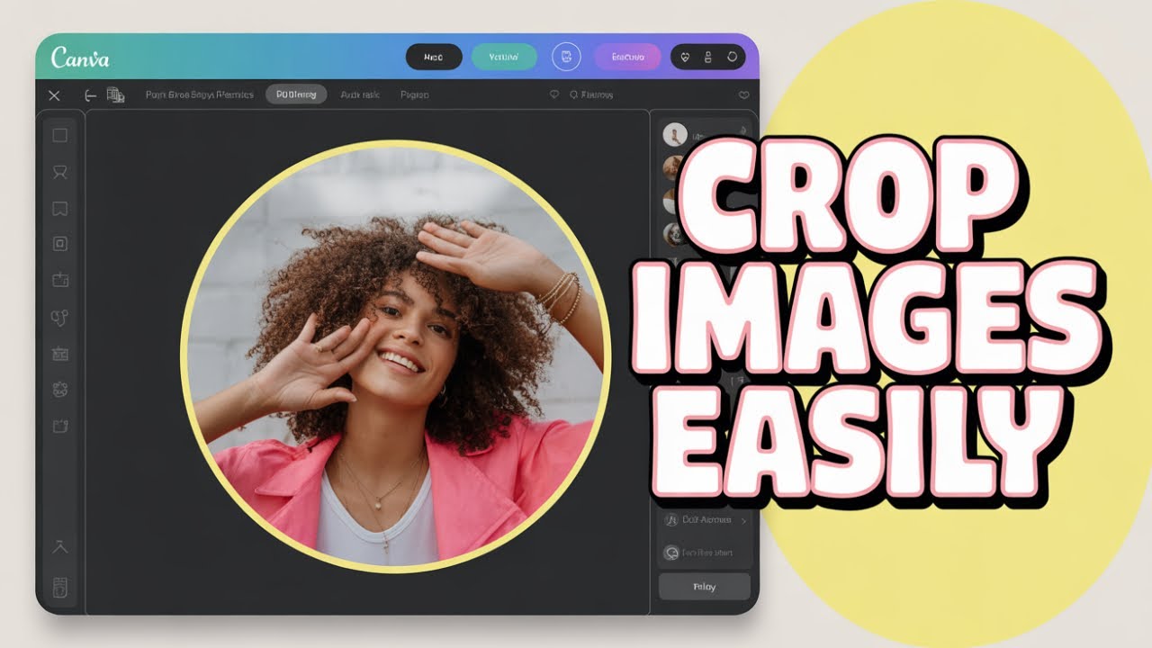 How to Crop Image in Canva - YouTube