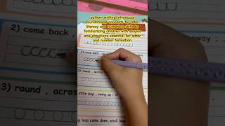 Basic Patterns To Improve Handwriting Skills