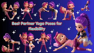 Best Partner Yoga Poses for Flexibility 🤸‍♀️ | Fun 2-Person Yoga Challenge