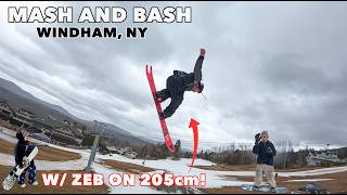 Snowboarding in New York at Windham Mountain! | MASH & BASH 2025