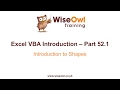Excel VBA Introduction Part 52.1 - Introduction to Shapes