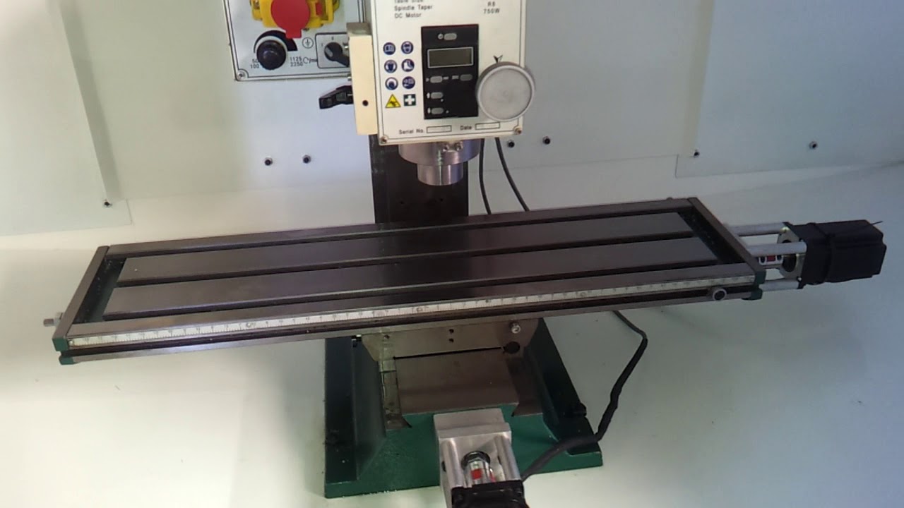Conversion CNC de fresadora G0704 - YouTube