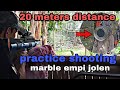 20 meter distance alcohol toy gun shooting test