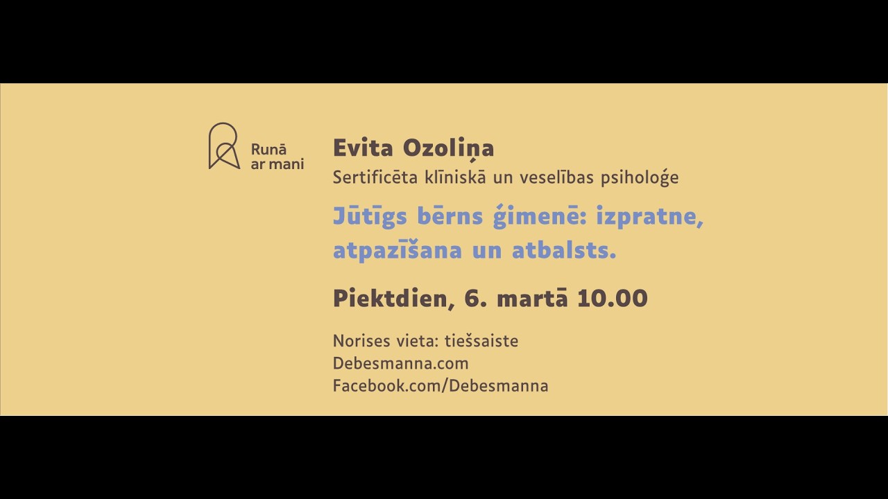 Jūtīgs bērns ģimenē: izpratne, atpazīšana un atbalsts.