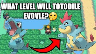 How to Evolve Totodile to Croconaw on Pokemon Heartgold / Soulsilver