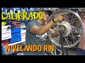 Como nivelar (calibrar) Rin de motocicleta 2pt |joy