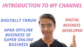 Introduction To Your Digital Business Developer | intro face video