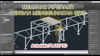 Cara Membuat Piperack di Autodesk Plant 3D